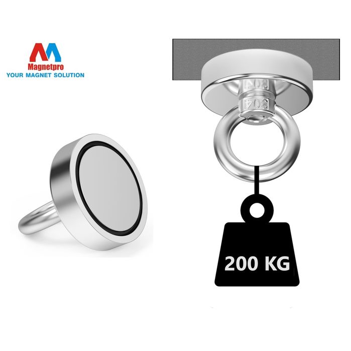 Magnet pescuit cu forță de 200 kg!