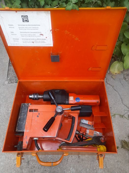 Masina.  de gaurit cu talpa magnetica Fein KBM 542,