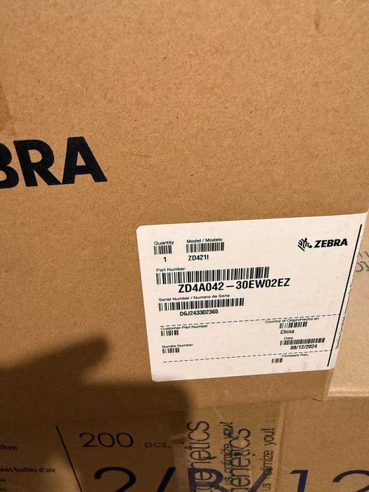 Zebra ZD421t - Термодиректен и термотрансферен нов