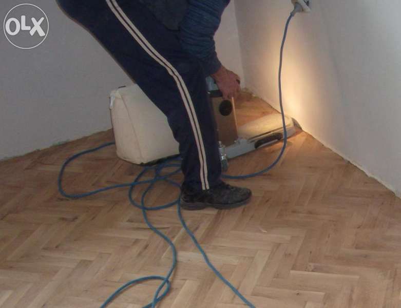 ЦИКЛЕНЕ и лакиране на паркет и дюшеме без прах с нови машини