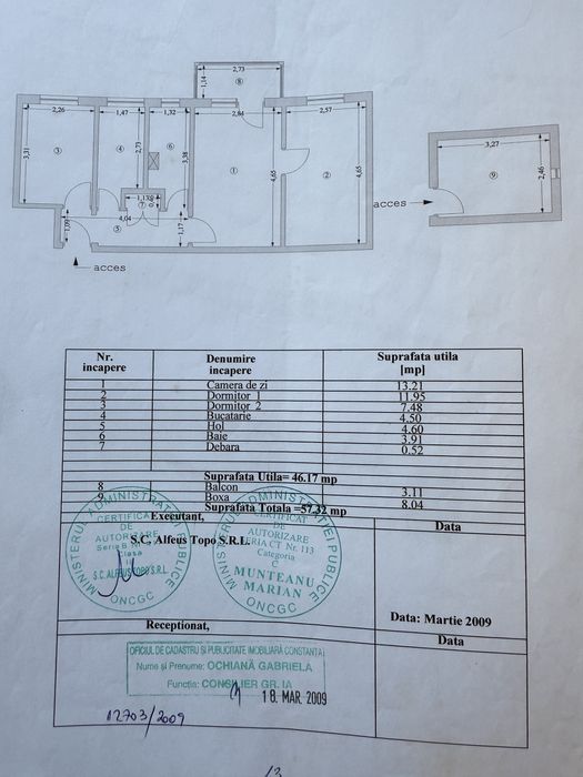 Apartament 3 camere km 4-5 renovat total