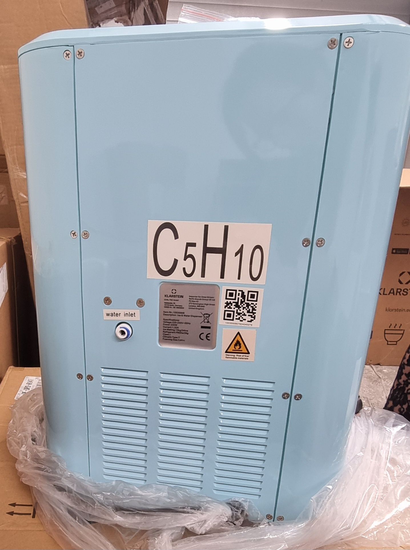 Син ледогенератор Klarstein 240w