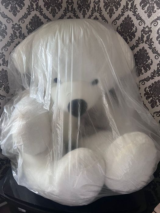 2х метровый плющевый медведь