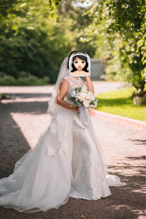 Свадебное платье-трансформер от салона Helena Nabokina.