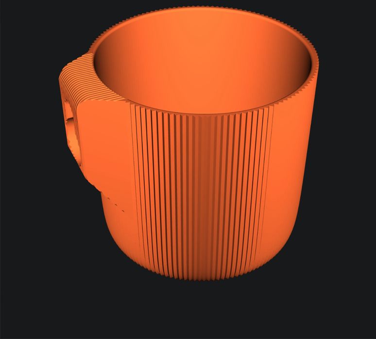 Suport de pahar imprimat 3D pentru cărucior