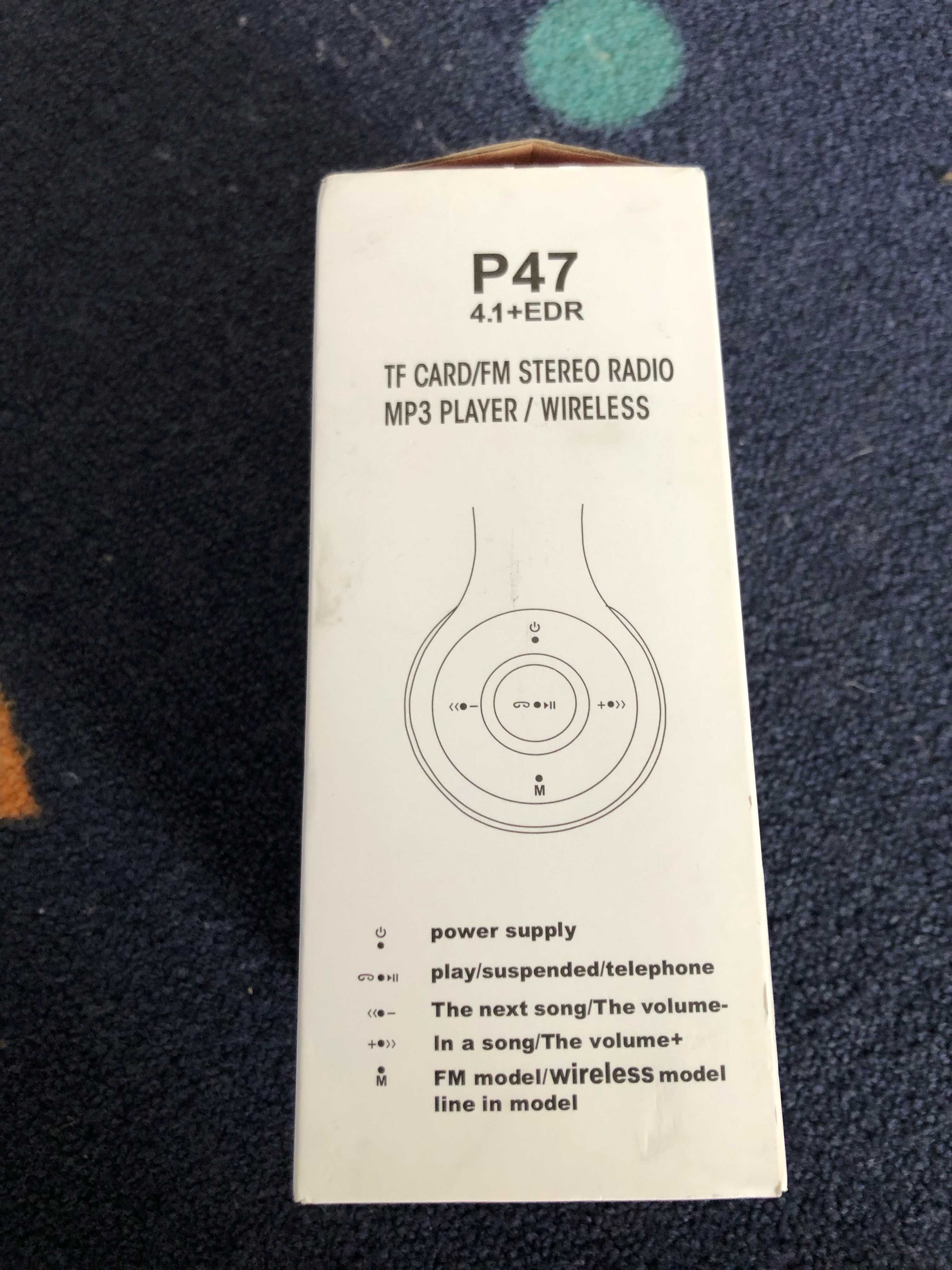 Безжични Bluetooth слушалки P47 (Използвани/Запазени)!