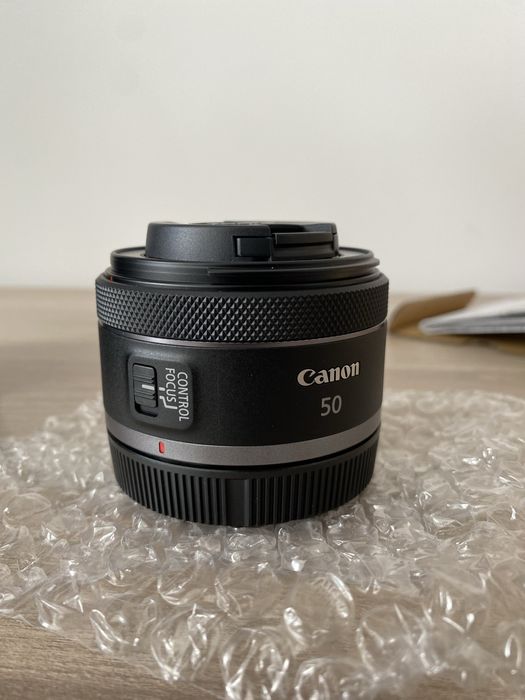 Obiectiv Canon RF 50mm 1.8f STM nou nouț, nefolosit.