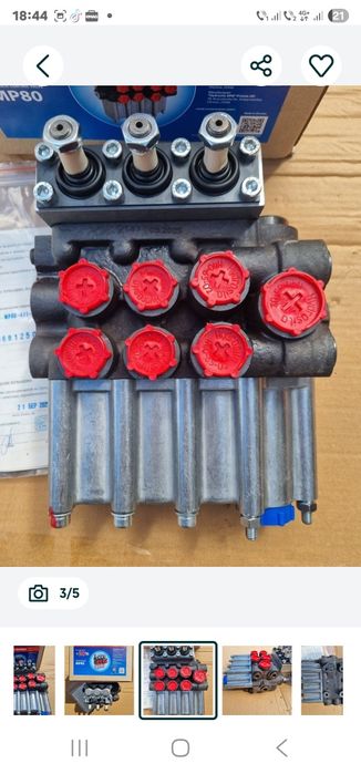 Distribuitor hidraulic pentru tractor universal U650 cu 3 manete Ucrai