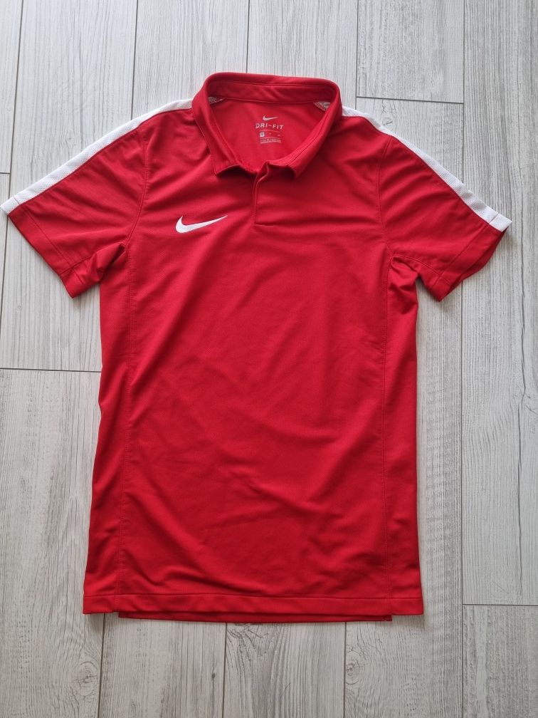 NIKE Mens Dri-FIT Short Sleeve Polo Shirt S, Red