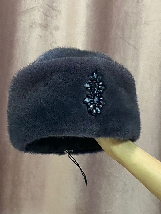 Норковая шапка женская