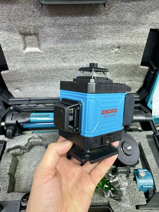 Лазерный уровень 16 лучей, 4Д, проекция на 360 градусов