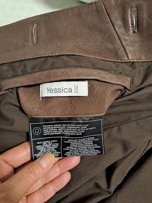 sacou dama de piele naturala