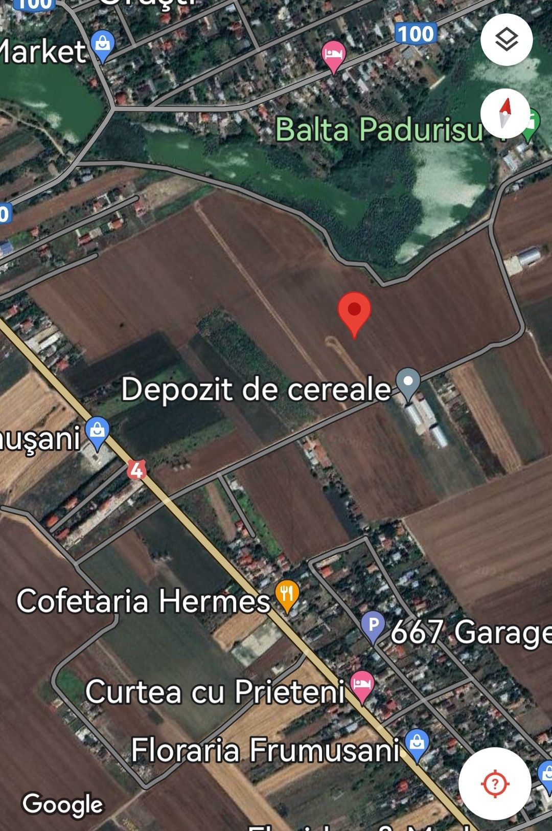 10000 Mp la FRUMUȘANI 21 € / Mp