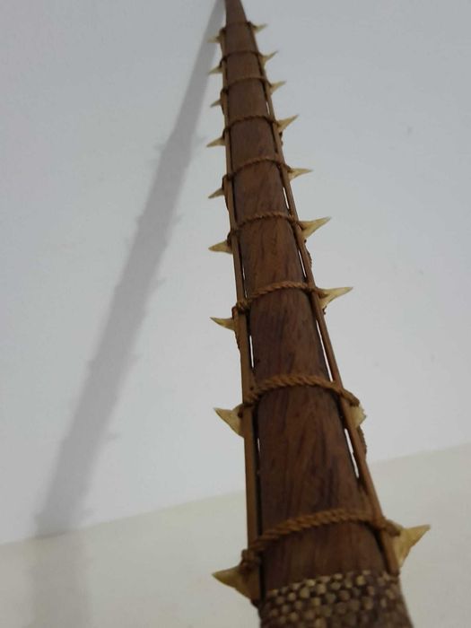 Sabie tribala vintage dinti de rechin sec.XIX