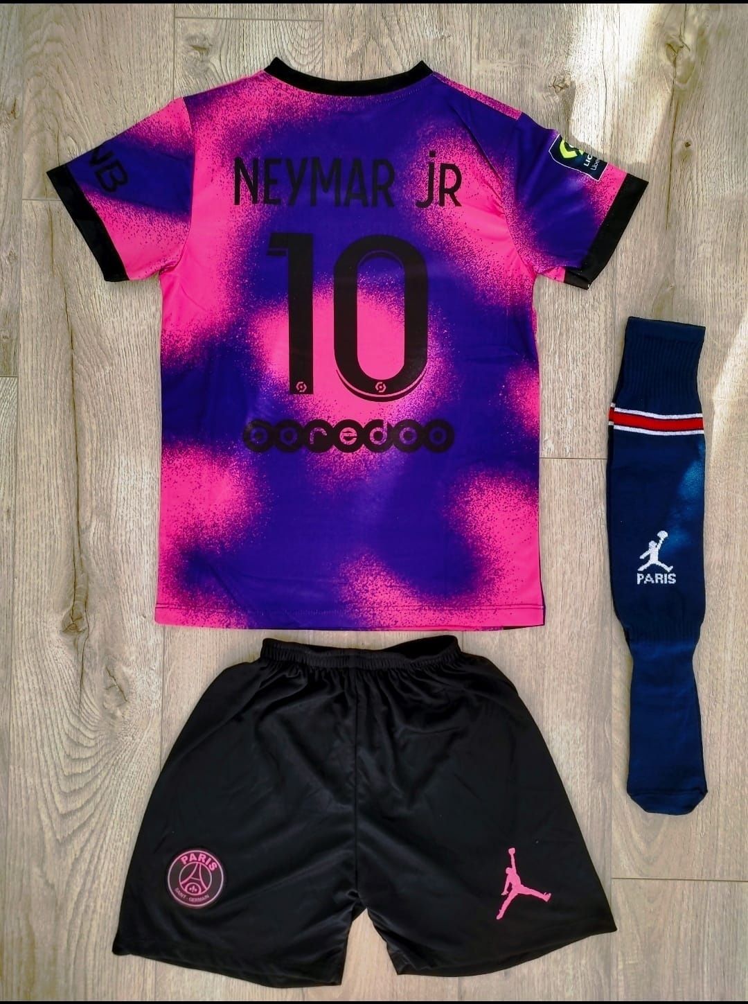 Echipament PSG Neymar copii 5-8 ani