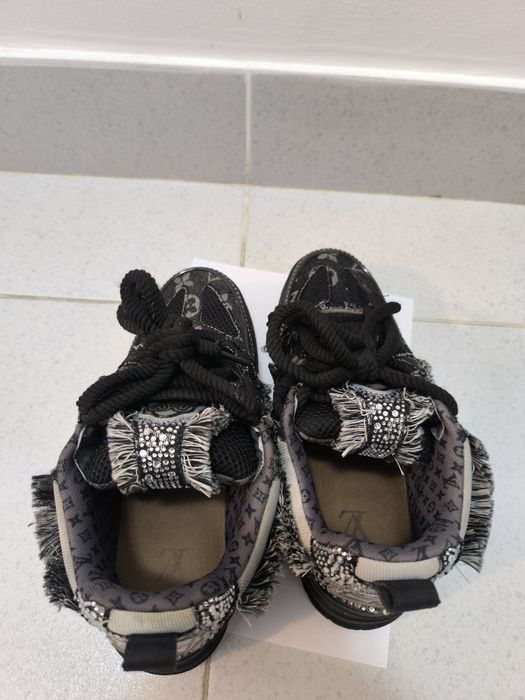 Lv skates black Swarovski marimea 42