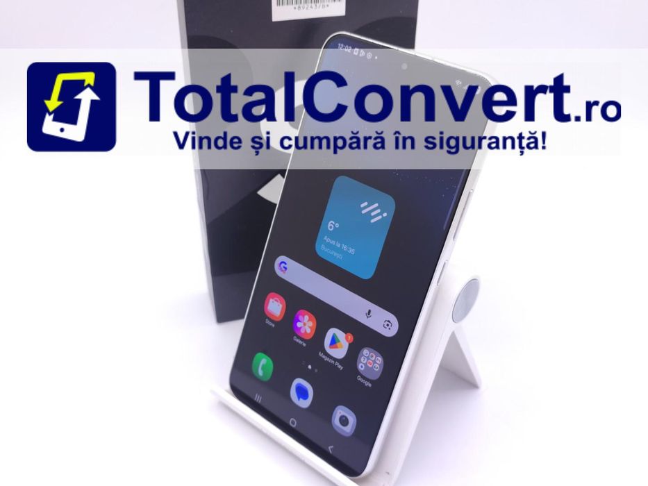 Samsung S22 Plus 5G 128GB Phantom White, Garantie 24 luni | #D89243