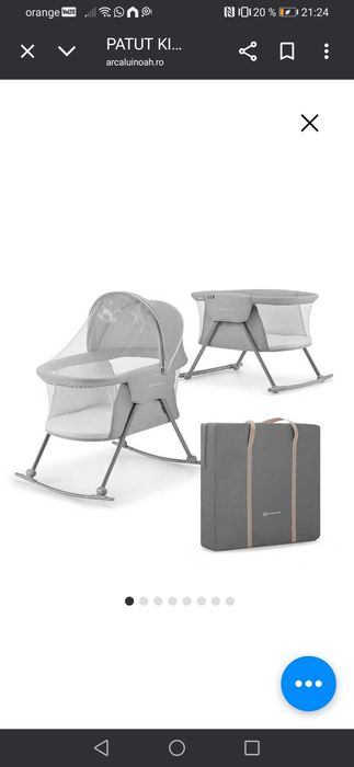 Vand pătuț leagan, aproape nou folosit foarte putin. Impecabil.