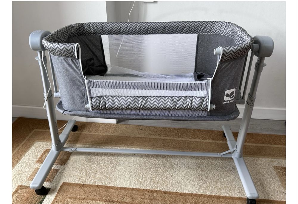 Cool Baby манеж-кровать, поперечный маятниковый механизм