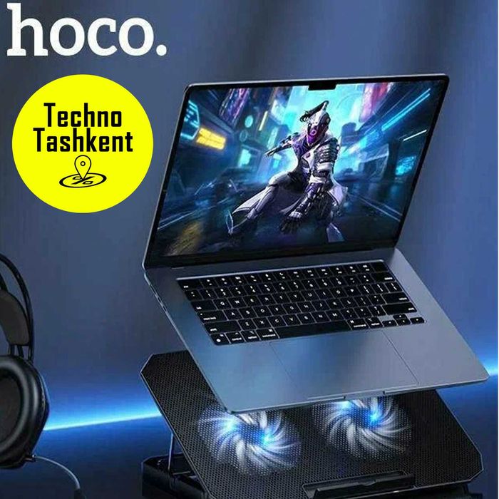 Складная подставка для ноутбука, охлаждающая, hoco, GA4, с RGB