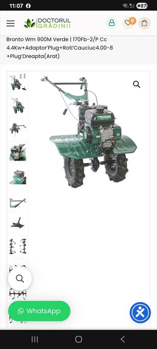 Vând motosapa Bronto