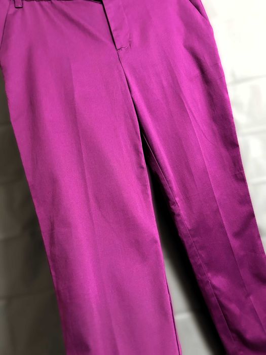 Pantaloni tip ţigaretă de culoare fuxia, marimea S