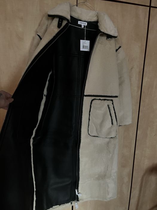 Palton bej de primavara-toamna ‘Momoko’ EDITED