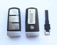 Smart Key Cheie Completa 434MHZ ID48 Chip VW Passat B6 B7 CC