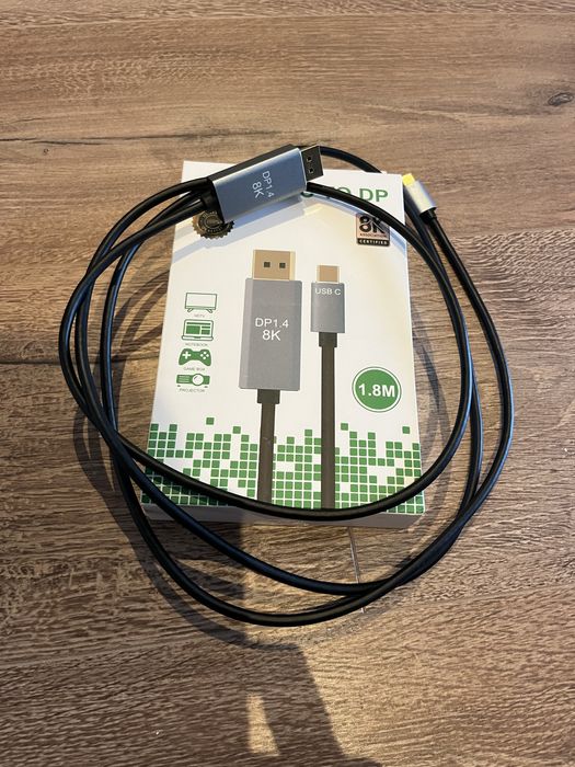 Cablu USB-C DisplayPort 4k 60Hz 1.8m