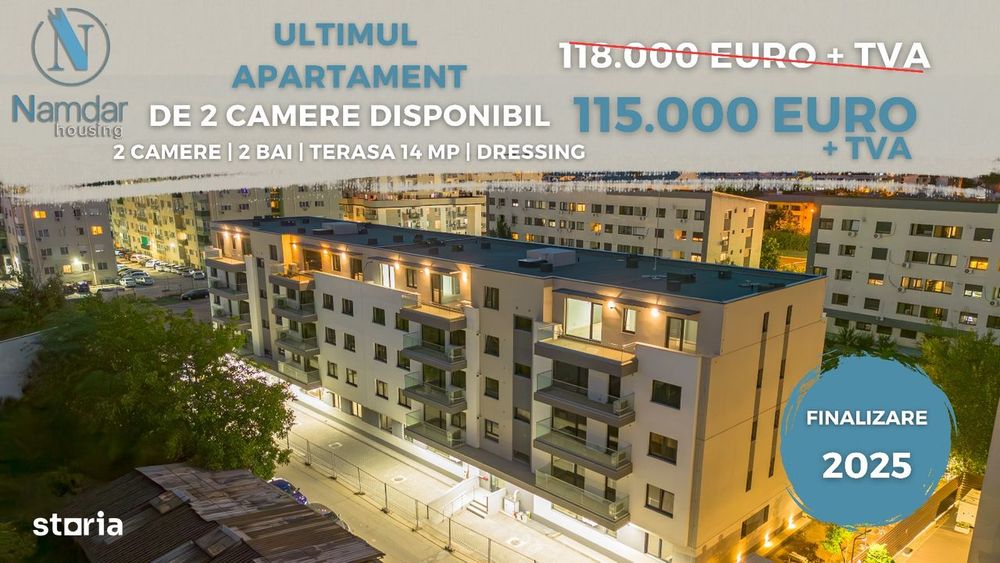 Apartament 2 Camere cu Terasa | Militari Metrou Pacii | AC BONUS