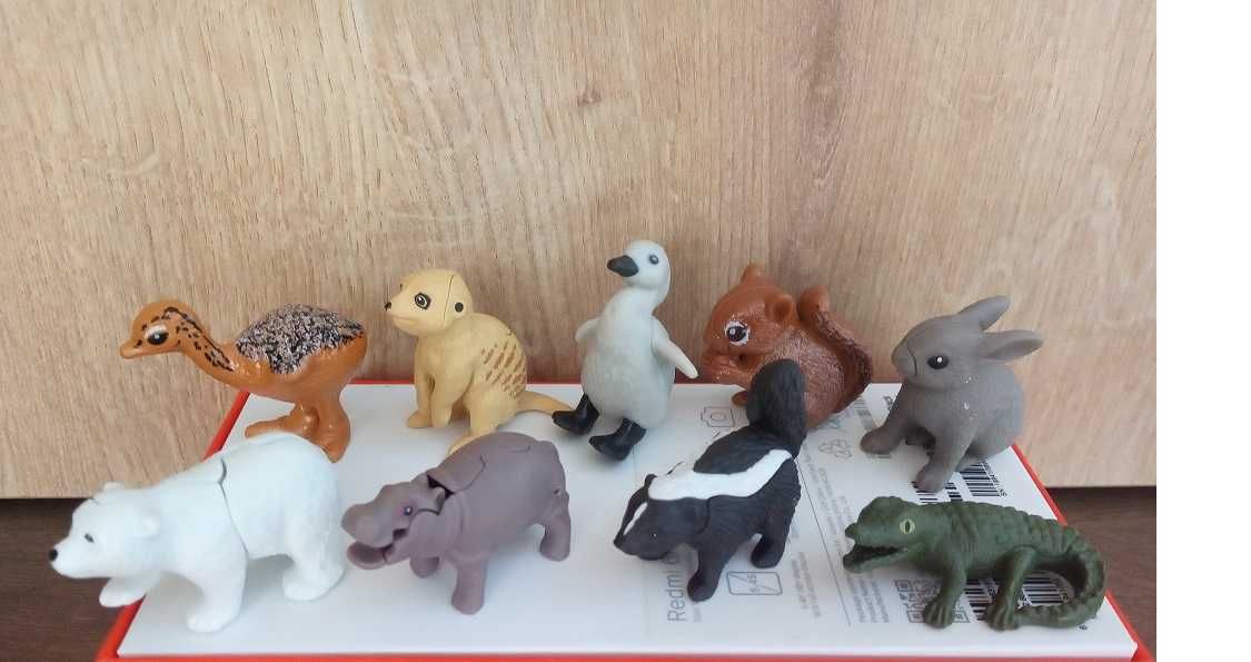 Kinder NATOONS и Jurassic world играчки от шоколадови яйца