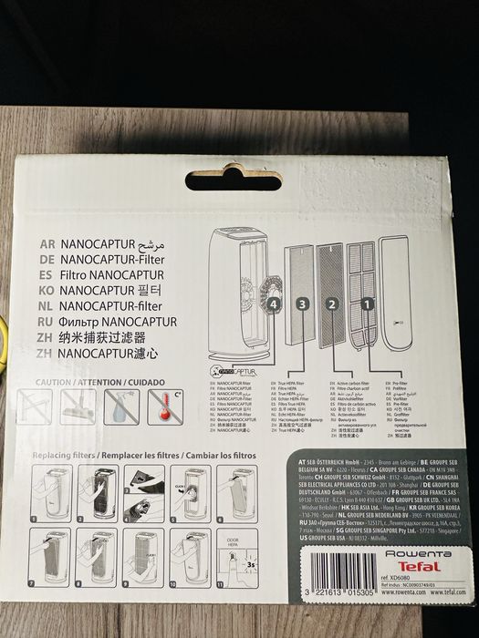 Filtru pentru purificatoare rowenta