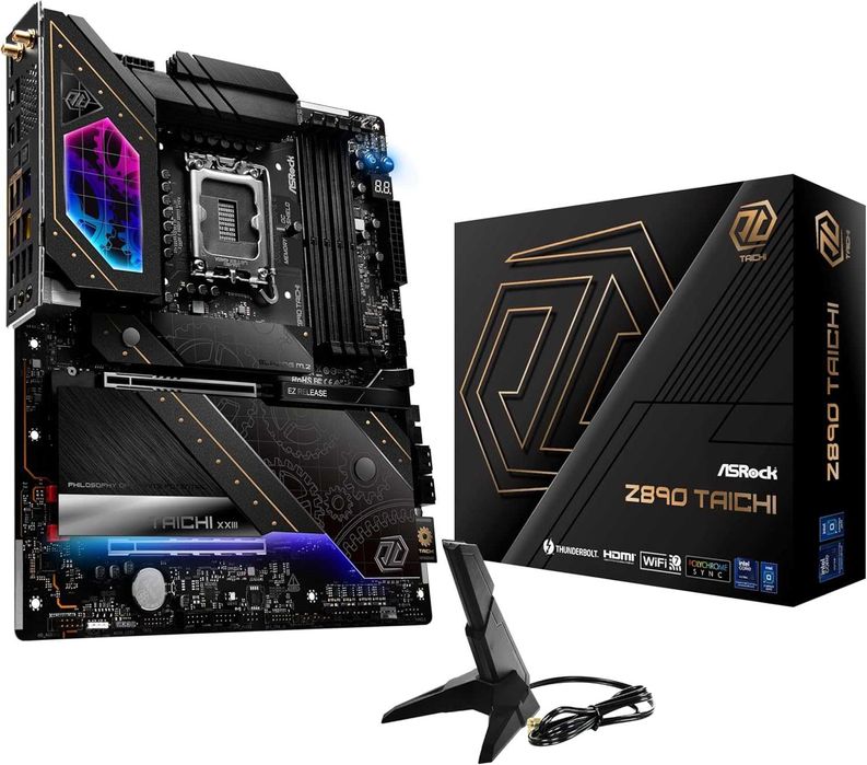 Новая материнская плата ASROCK Z890 TAICHI. Сокет LGA 1851.