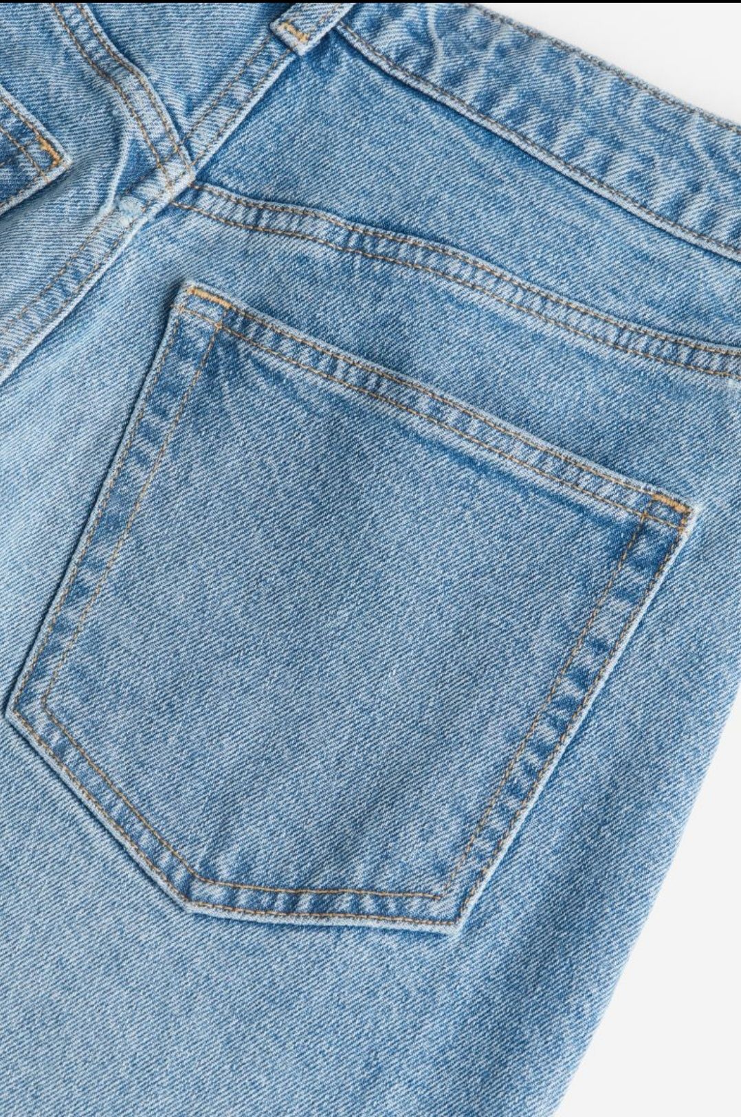 Дамски дънки hm mom slim fit