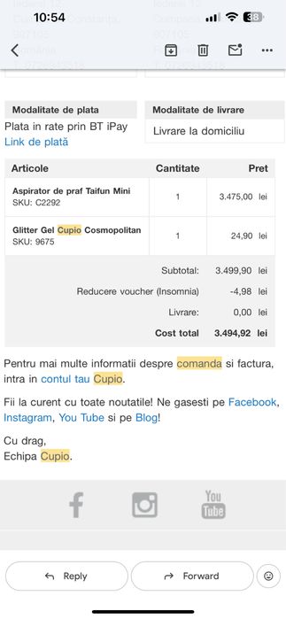 Aspirator unghii profesional