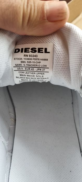 Diesel S-Tracker-D Low  НОВИ Кожени маратонки