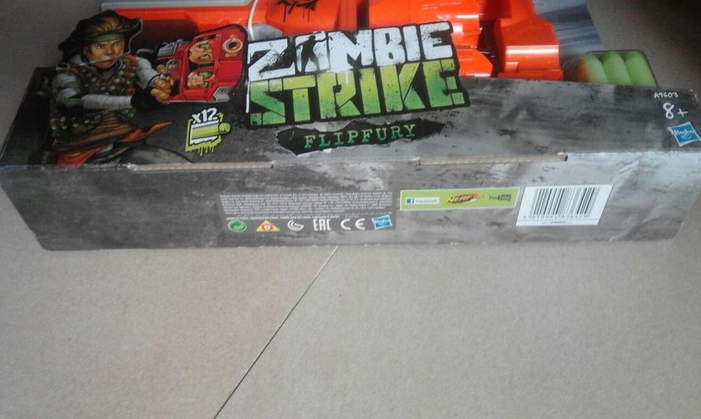 Set Pistol dublu Flipfury 12gloante moi Nerf ZombieStrike, nou,sigilat