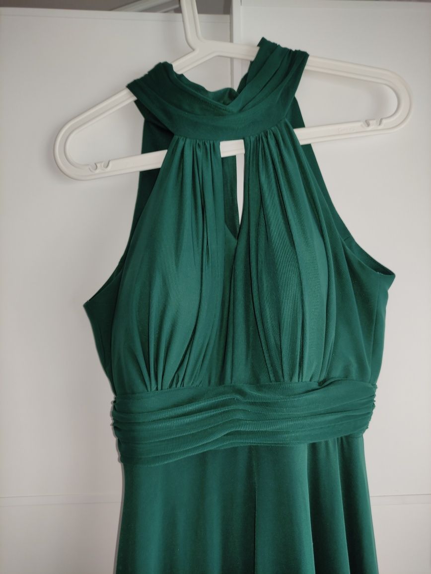 Зелена официална рокля S/36 размер