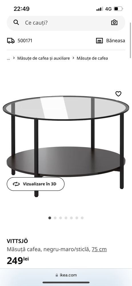Vittsjo Ikea etajera + birou + masa