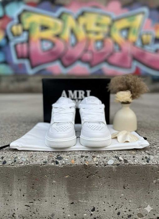 Adidasi AMIRI MA 1 White - Adidasi Unisex Full Box Premium