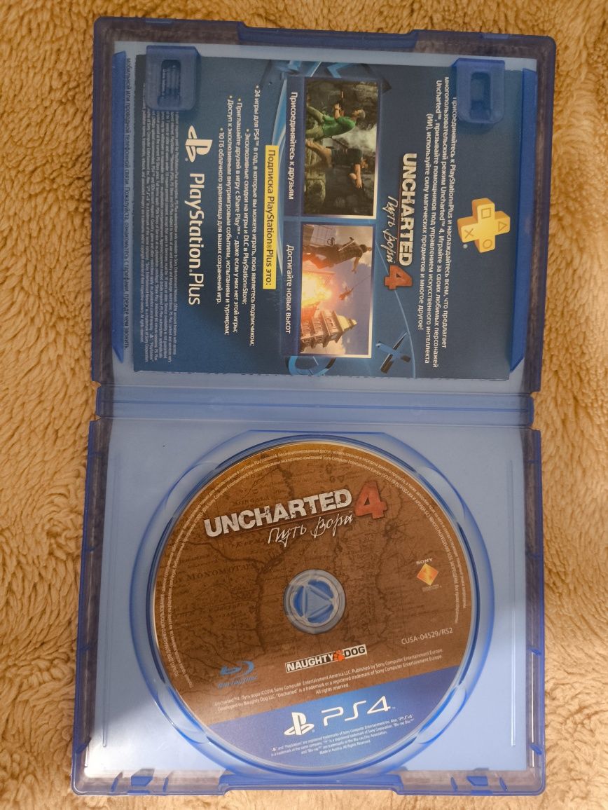 Uncharted 4: Путь вора Ps4