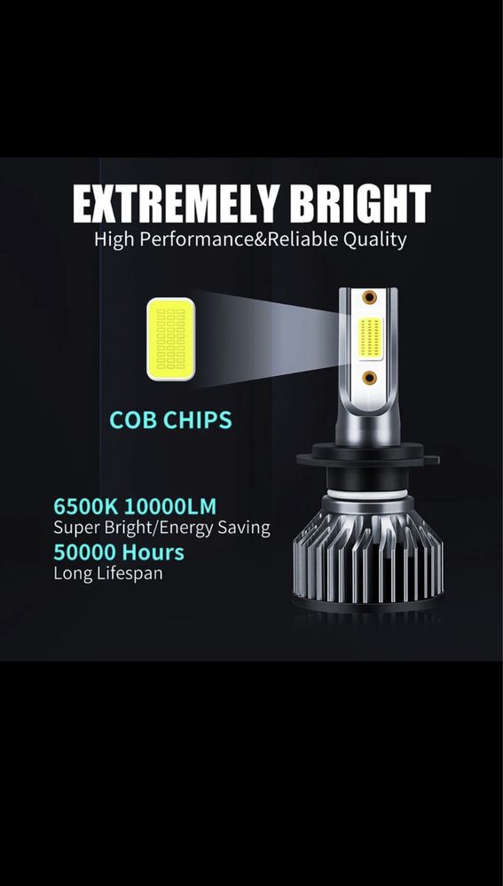 LED H1 6000к Крушки