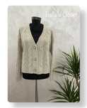 Cardigan damă nasturi bijuterie