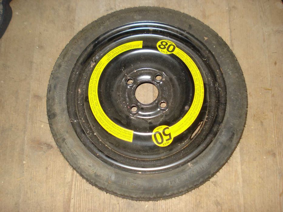 roata de rezerva mica slim 105 70 R14 opel polo dacia 4 prezoane