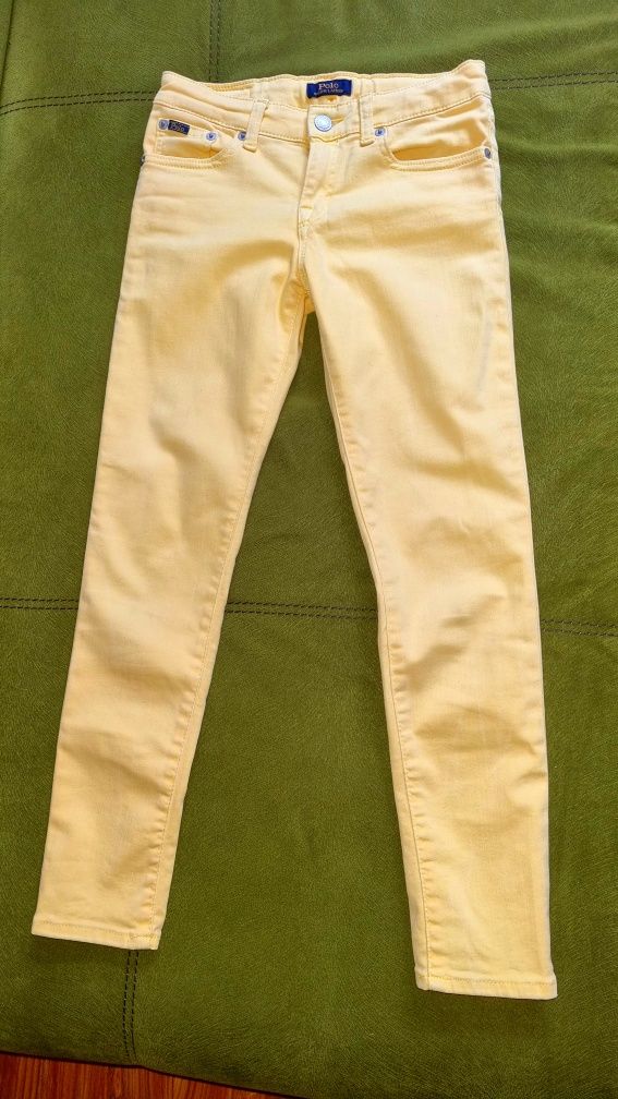Polo Ralph Lauren оригинални жълти дънки за момиче 10-11 год