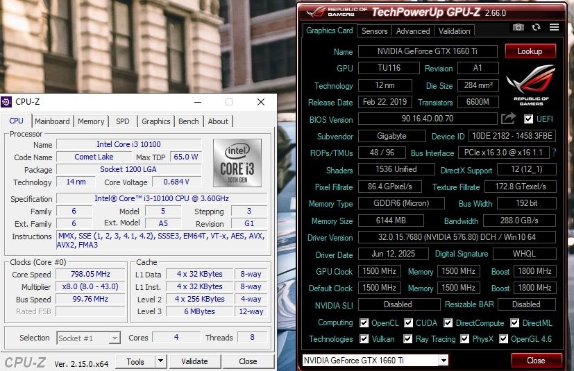 Игровой системный блок (i3 10100/16GB/GTX 1660 TI 6GB/SSD+HDD)