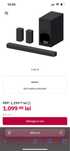 Soundbar sistem wireless