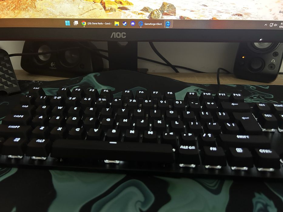 monitor 165 hz i5-12400f rtx 3070 mouse tastatura mecanica