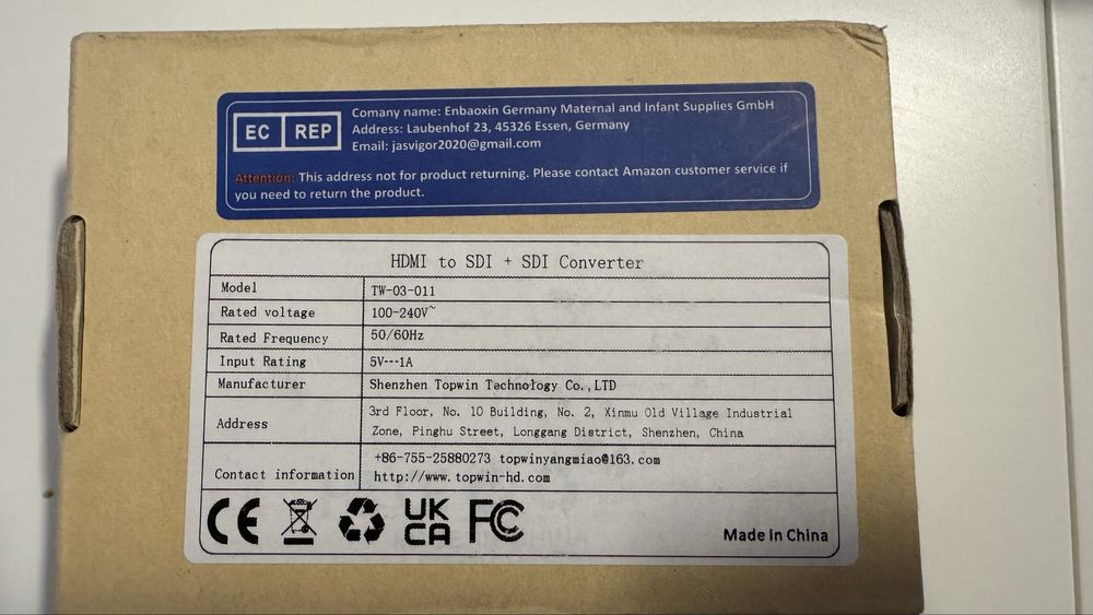 HDMI to SDI convertor/конвертор