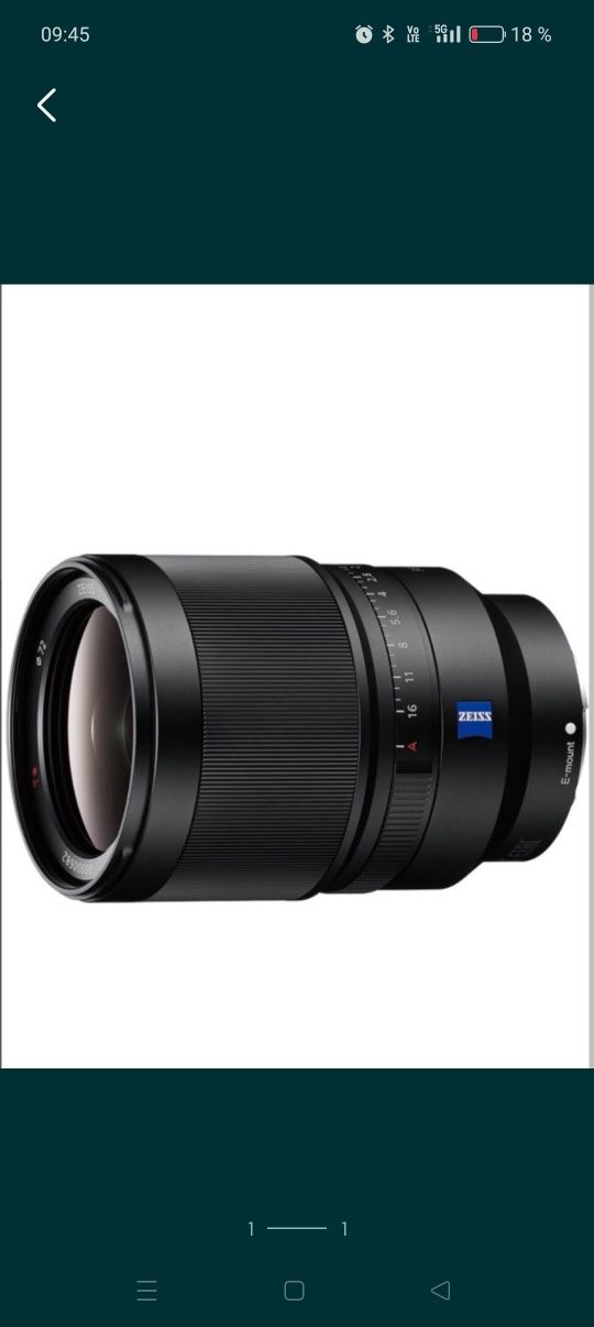 Sony 35mm distagon